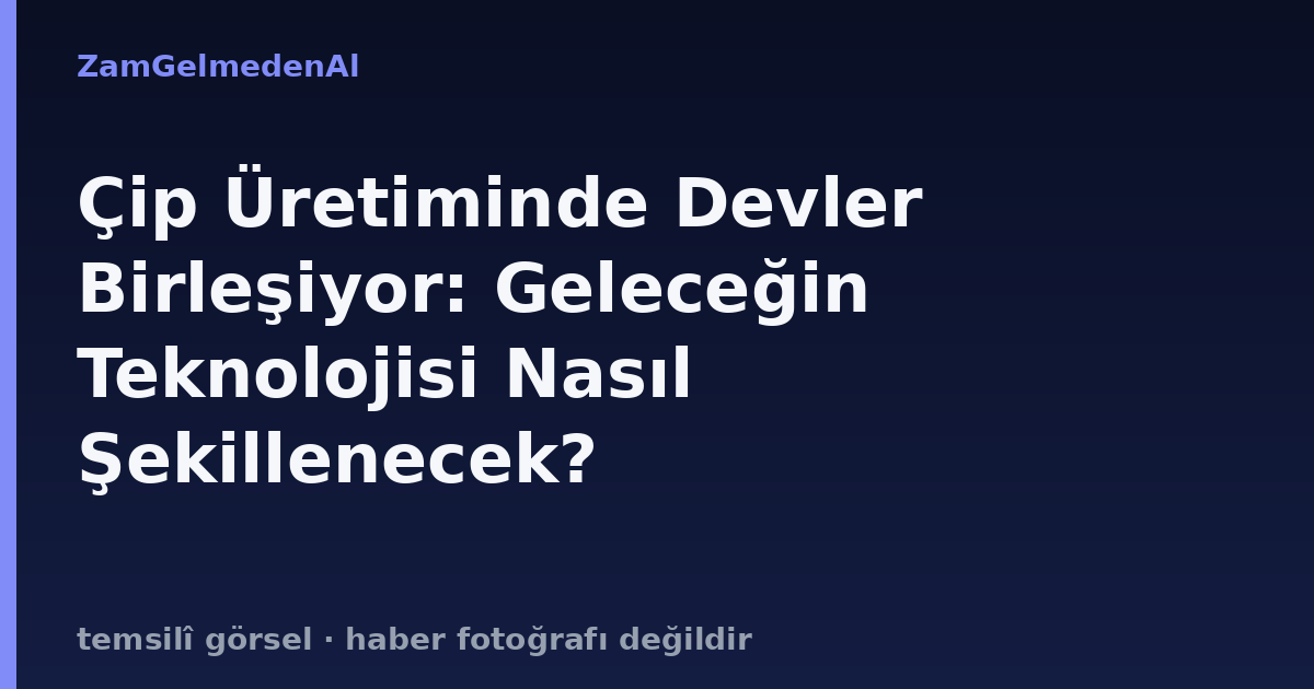 Çip Üretiminde Devler Birleşiyor: Geleceğin Teknolojisi Nasıl Şekillenecek?